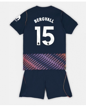 Tottenham Hotspur Lucas Bergvall #15 Maglia Gara Trasferta Repliche 2026-27 Bambino Maniche Corte Tottenham Hotspur Lucas Bergvall #15 Maglia Gara Trasferta Repliche 2026-27 Bambino Maniche Corte